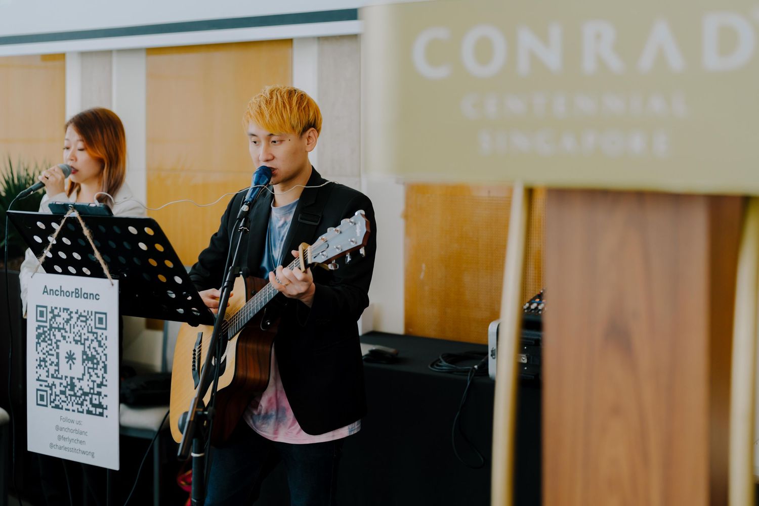 wedding band anchorblanc at conrad marina bay