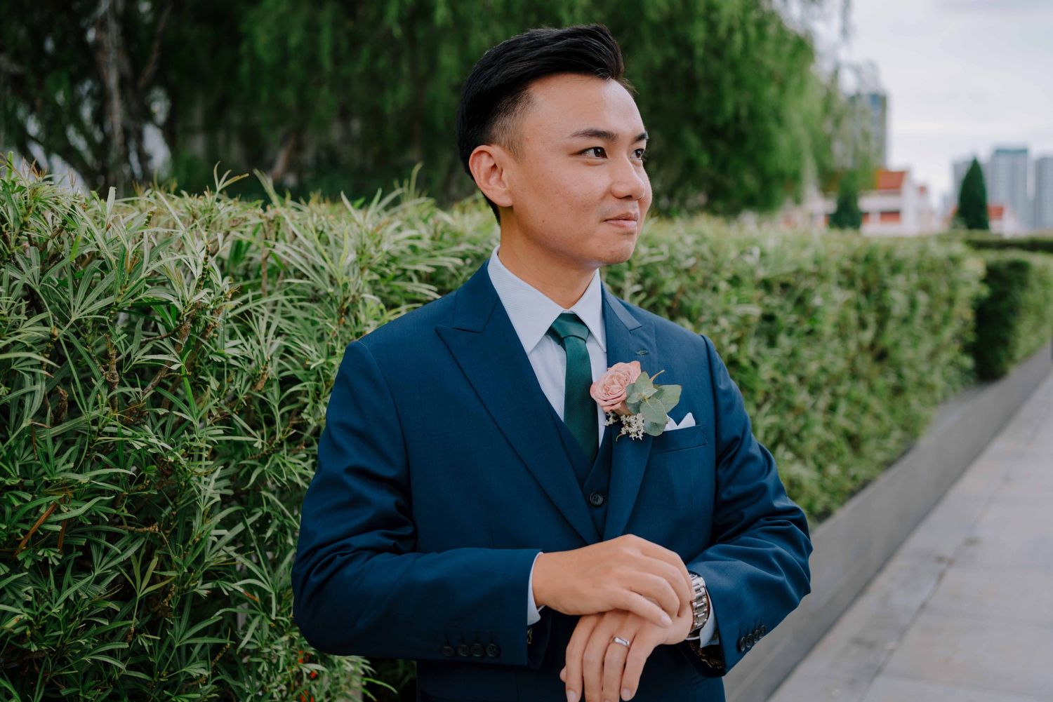 groom suit details