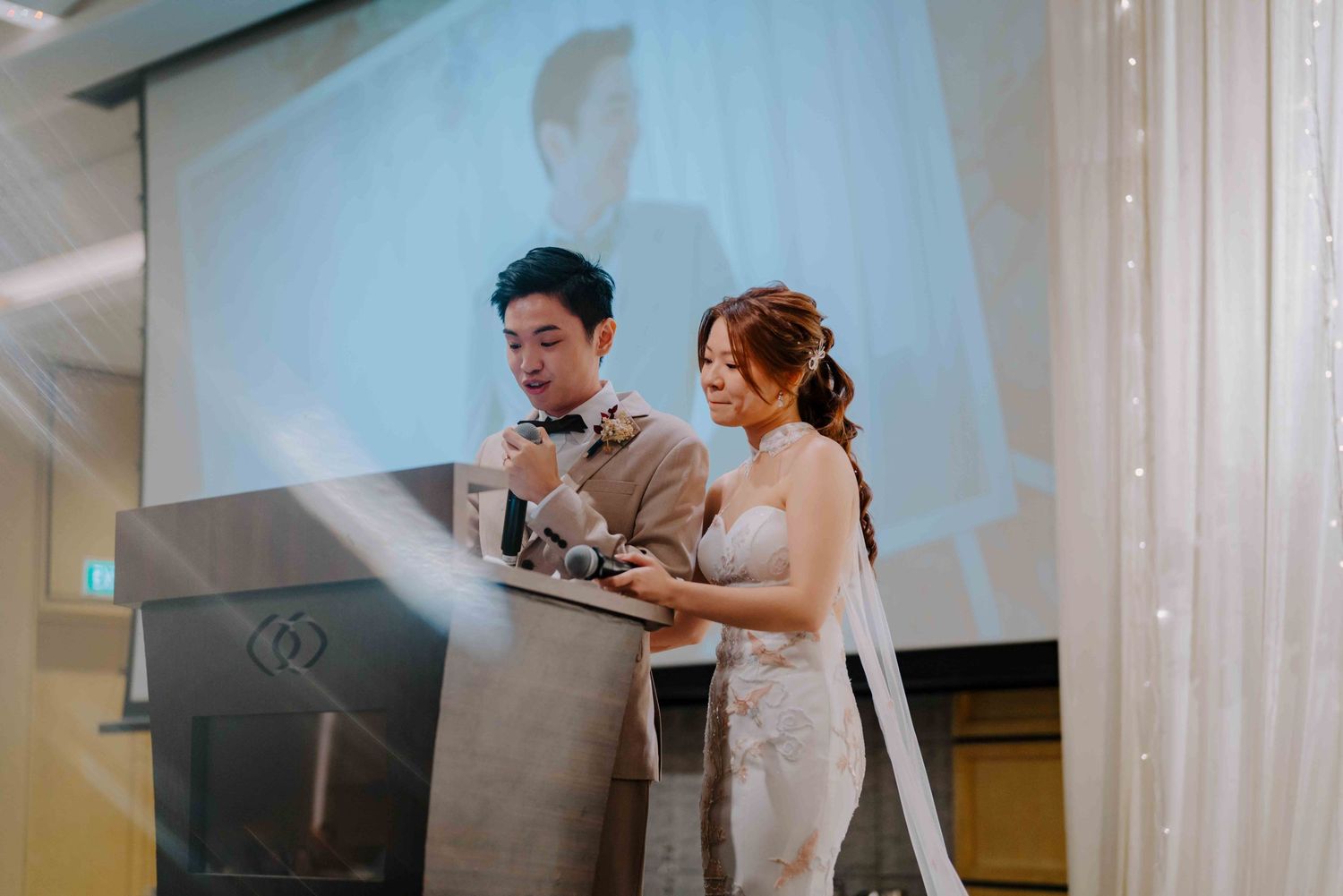 couple speech at sofitel singapore wallich street