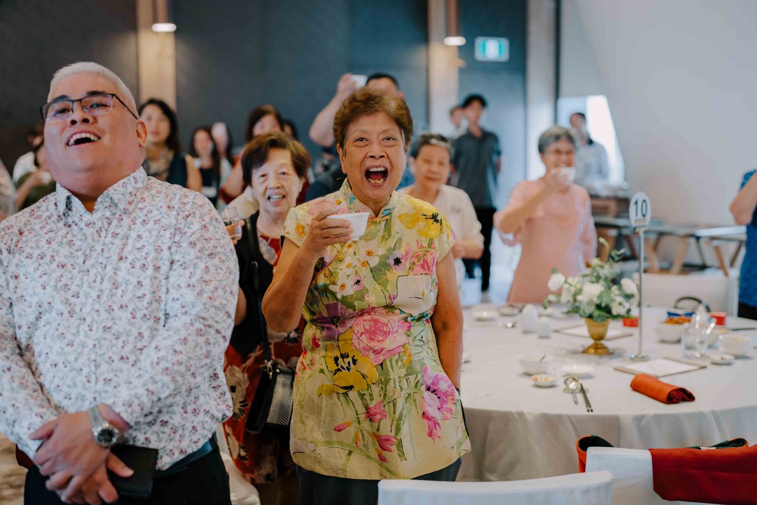 yam seng ceremony at andaz glasshouse singapore