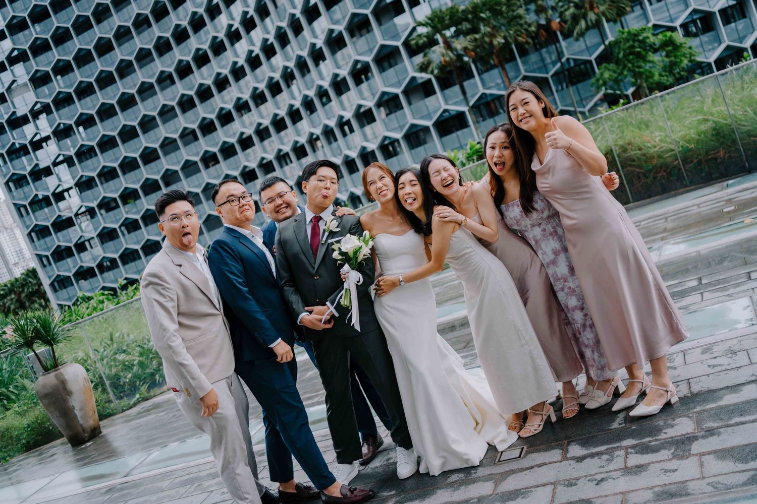 wedding photography at the glasshouse in andaz hotel hyatt singapore