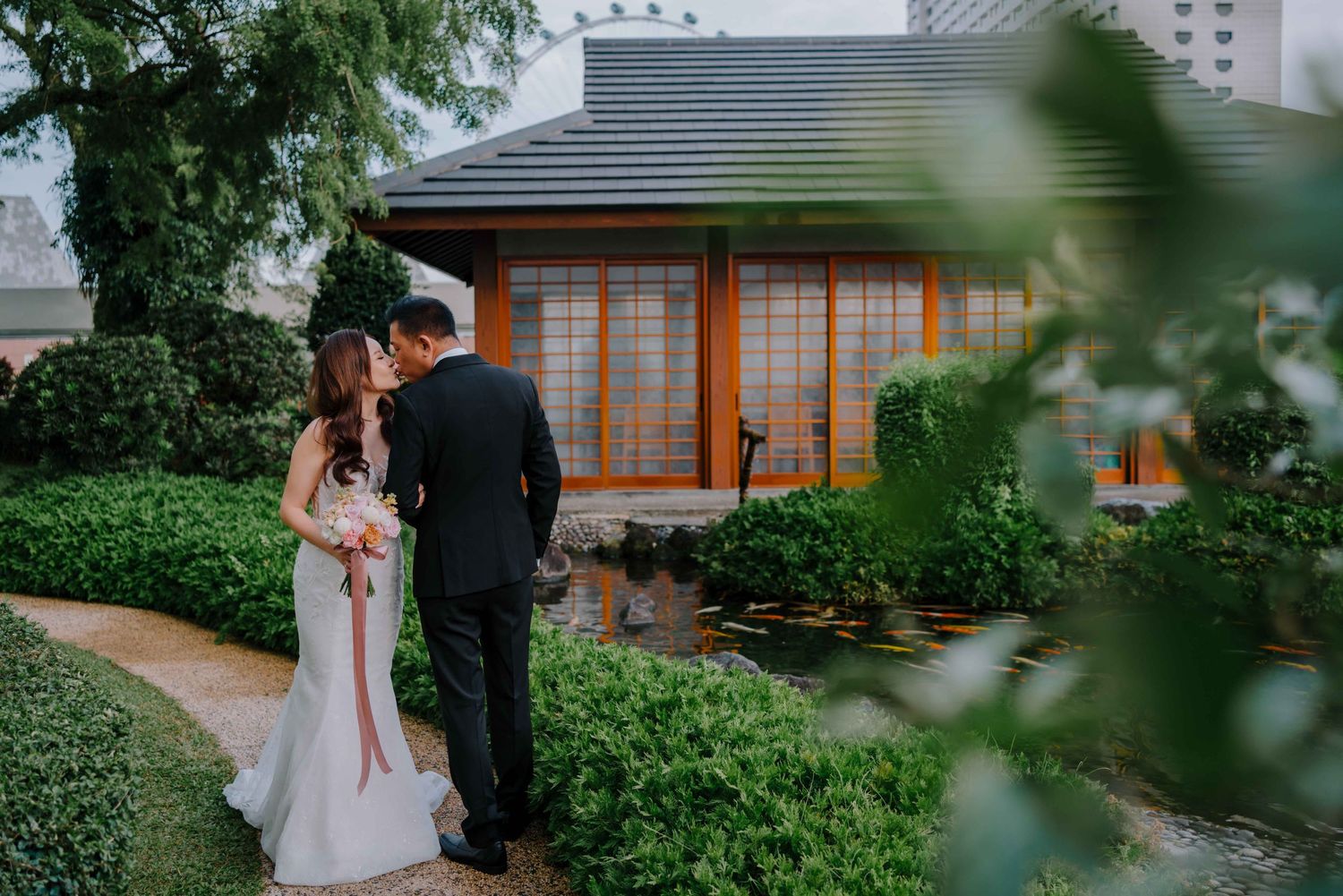 wedding photography at keyaki pan pacific hotel