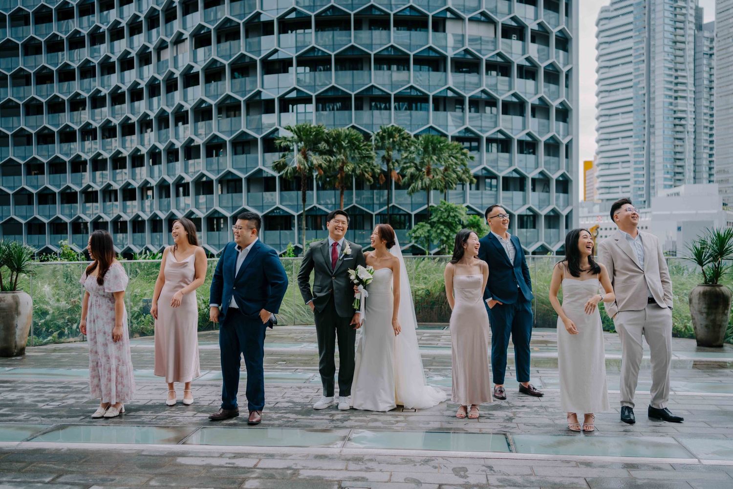 wedding at the glasshouse in andaz hotel hyatt singapore