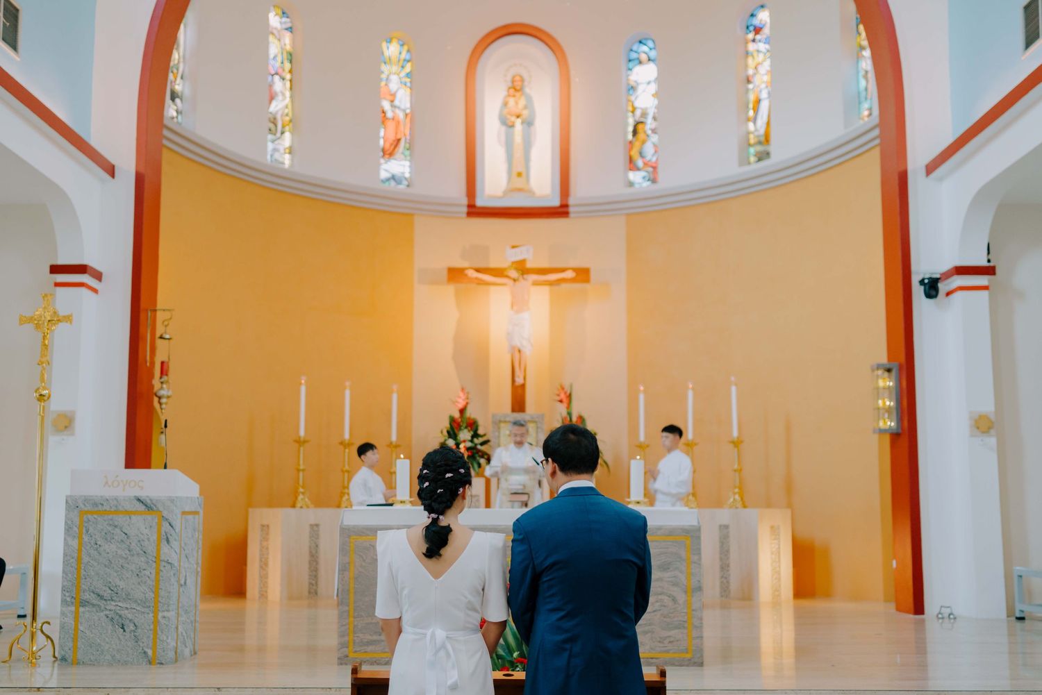 church wedding in singapore. shot by annopano