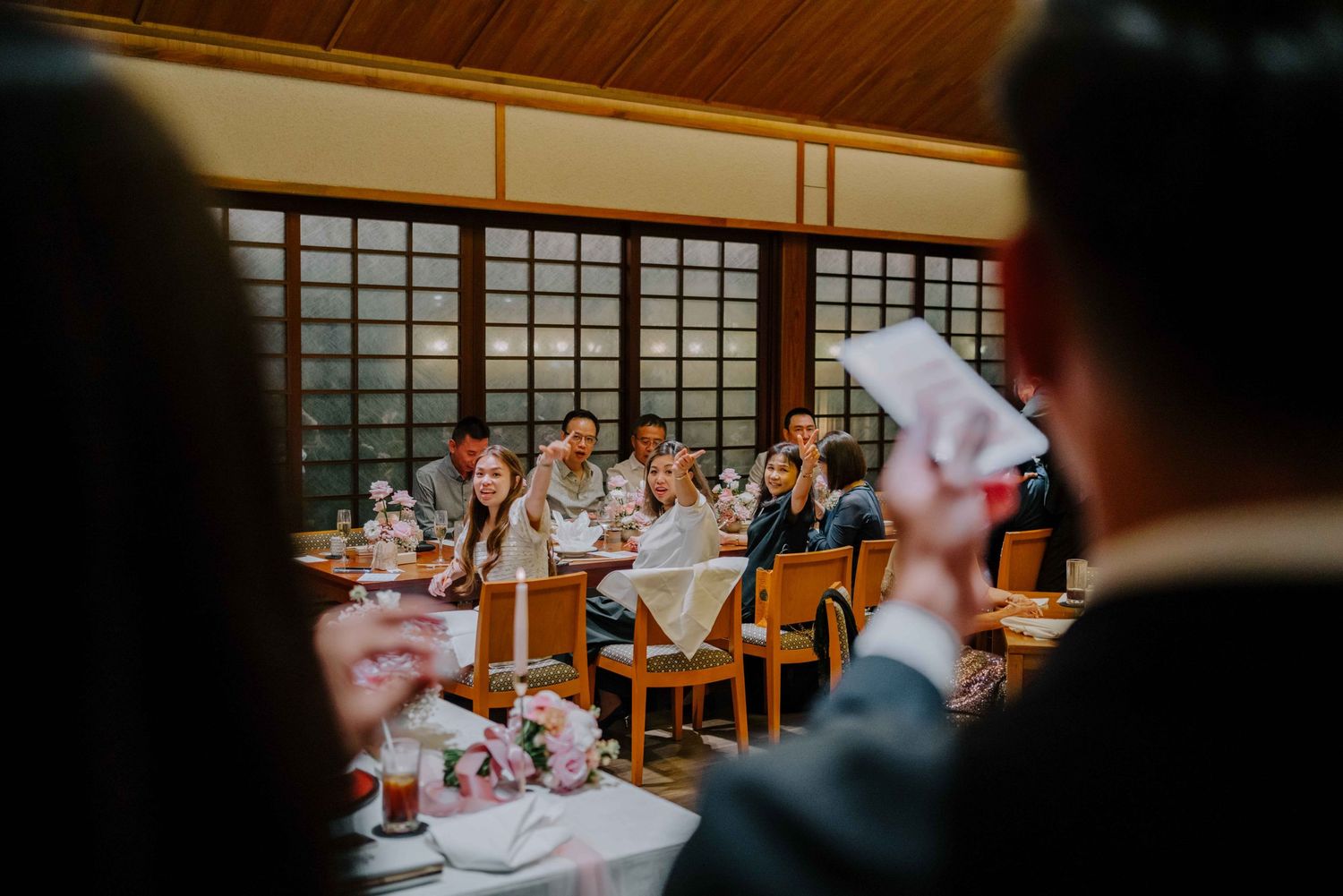 intimate wedding celebration at keyaki singapore