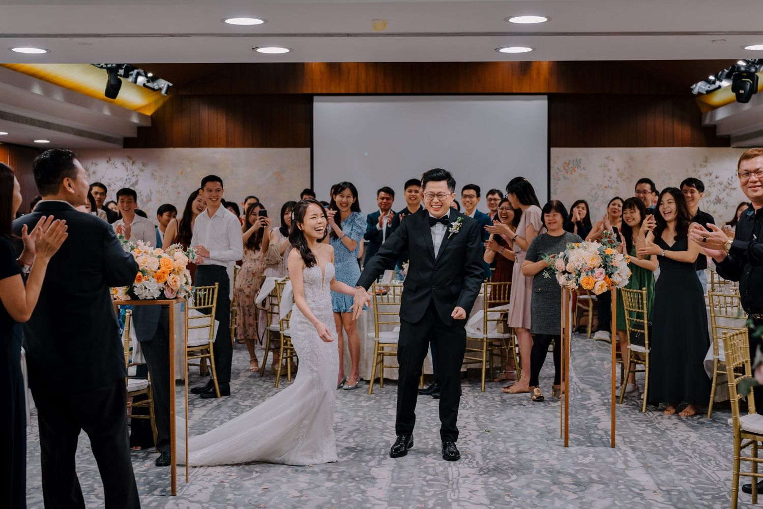 wedding reception at capitol kempinski singapore
