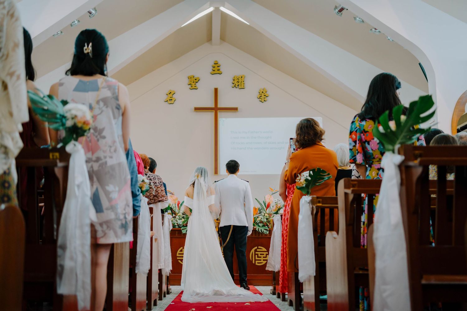wedding at glory presbyterian church singapore