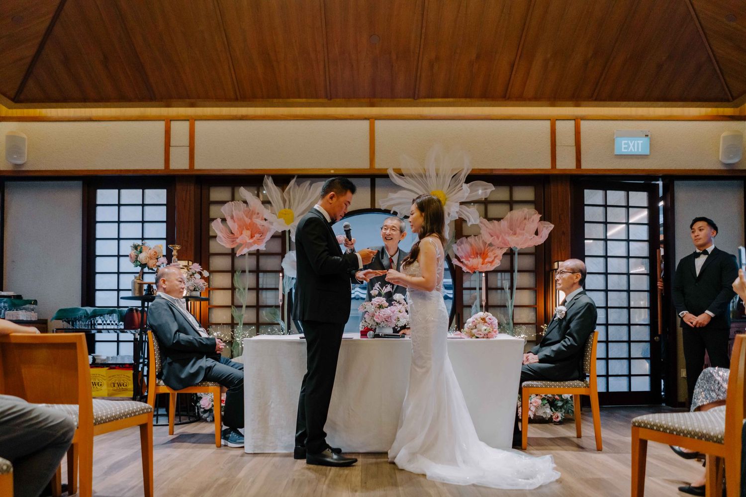 wedding at keyaki restaurant