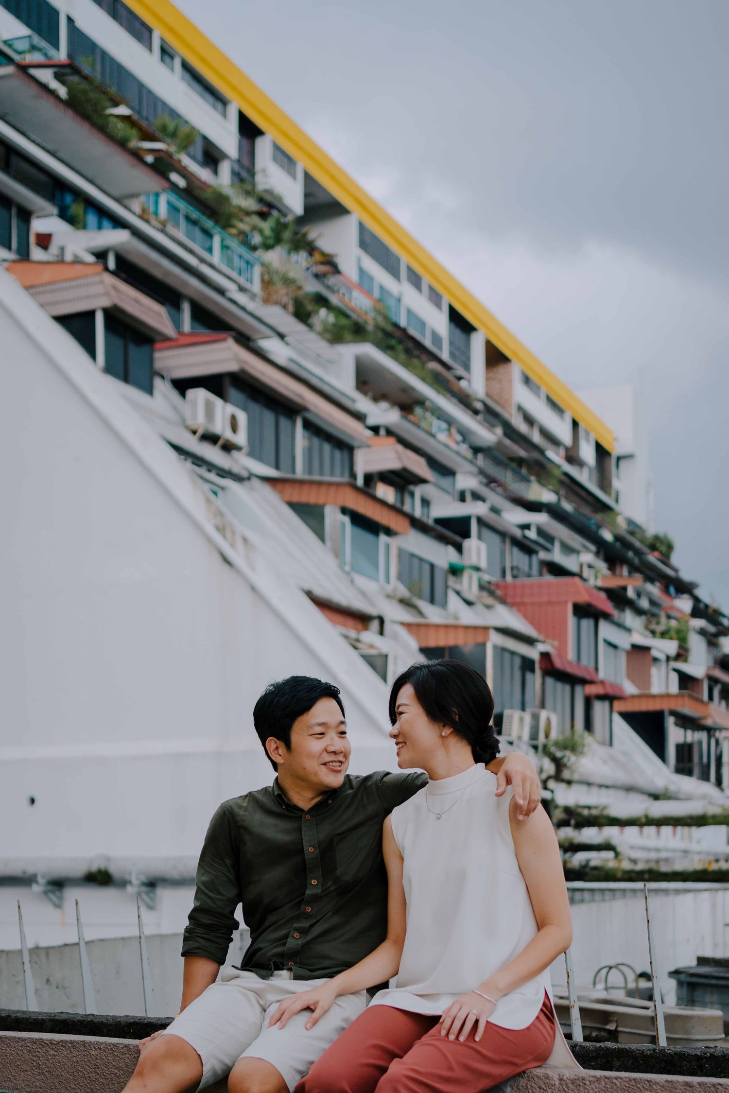 golden mile complex prewedding photo