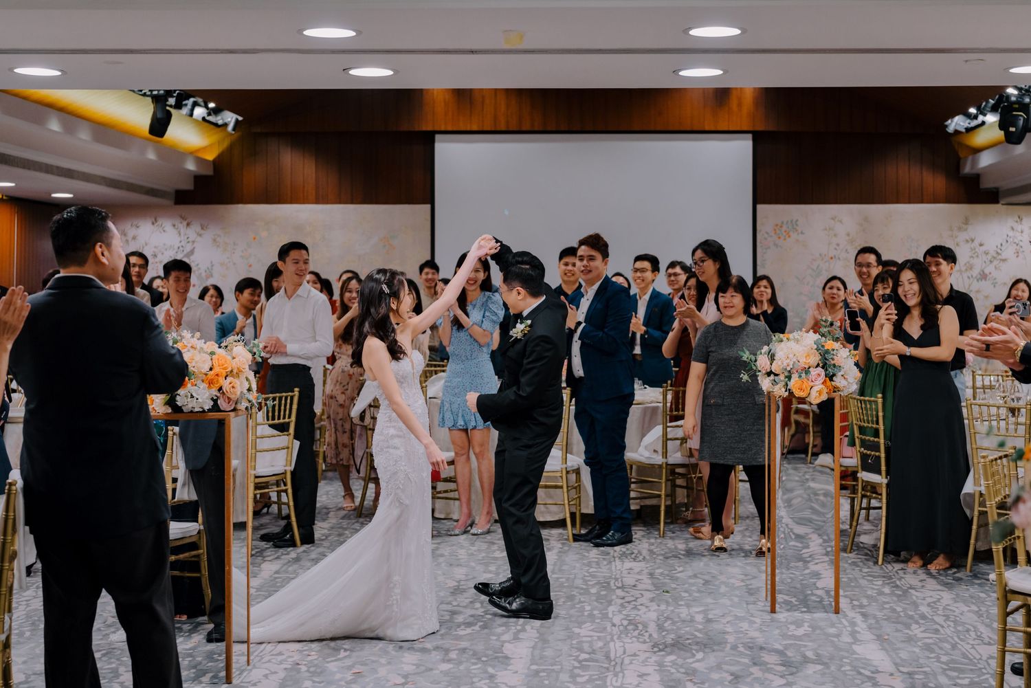 wedding reception at capitol kempinski hotel