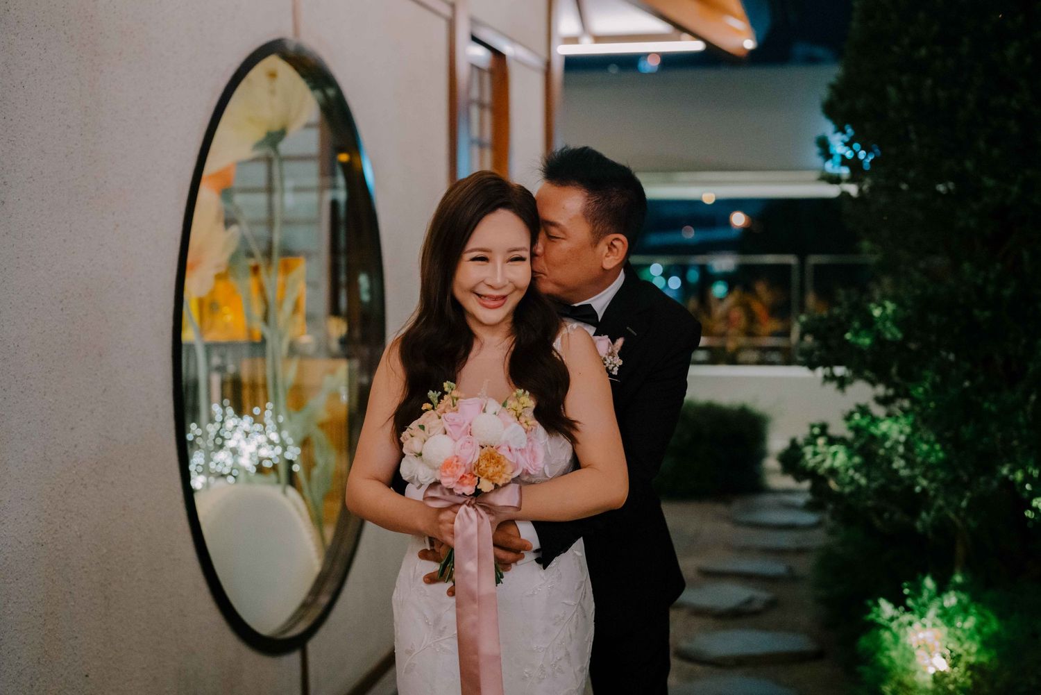 intimate wedding dinner at keyaki restaurant