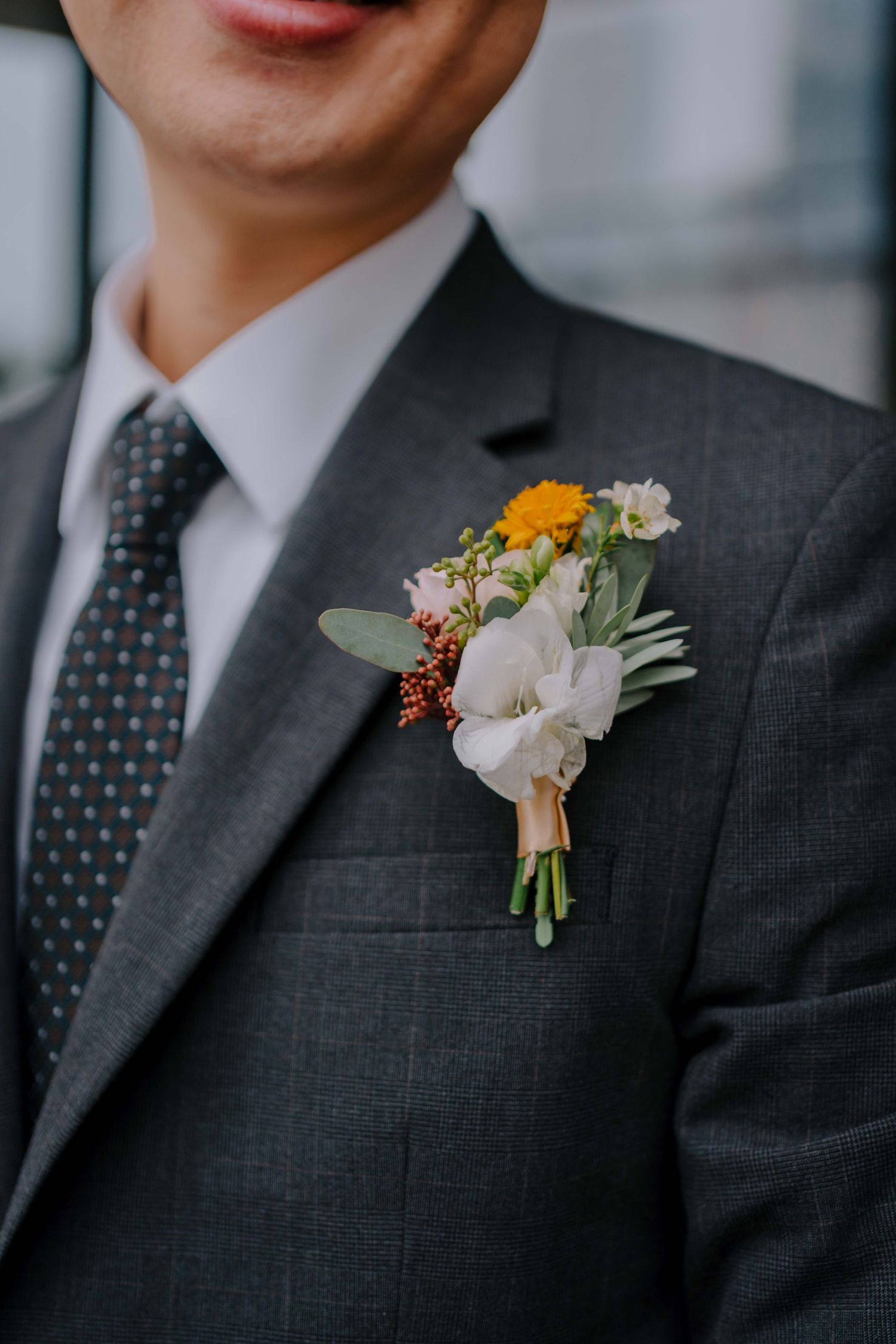 groom details on wedding day