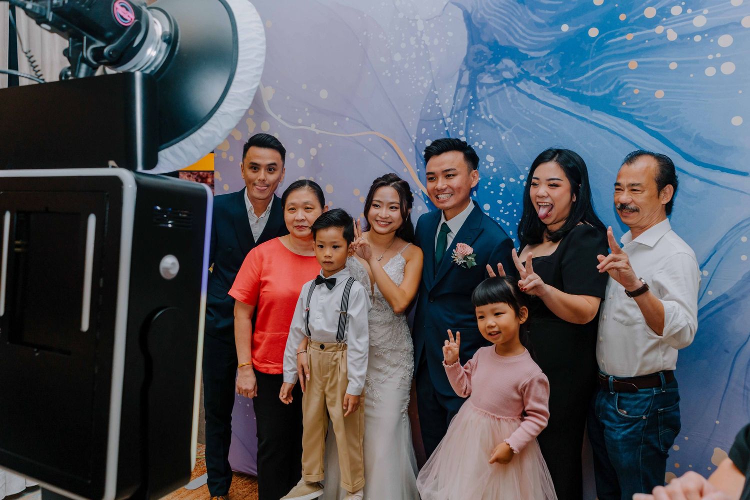 photobooth at one farrer hotel singapore wedding