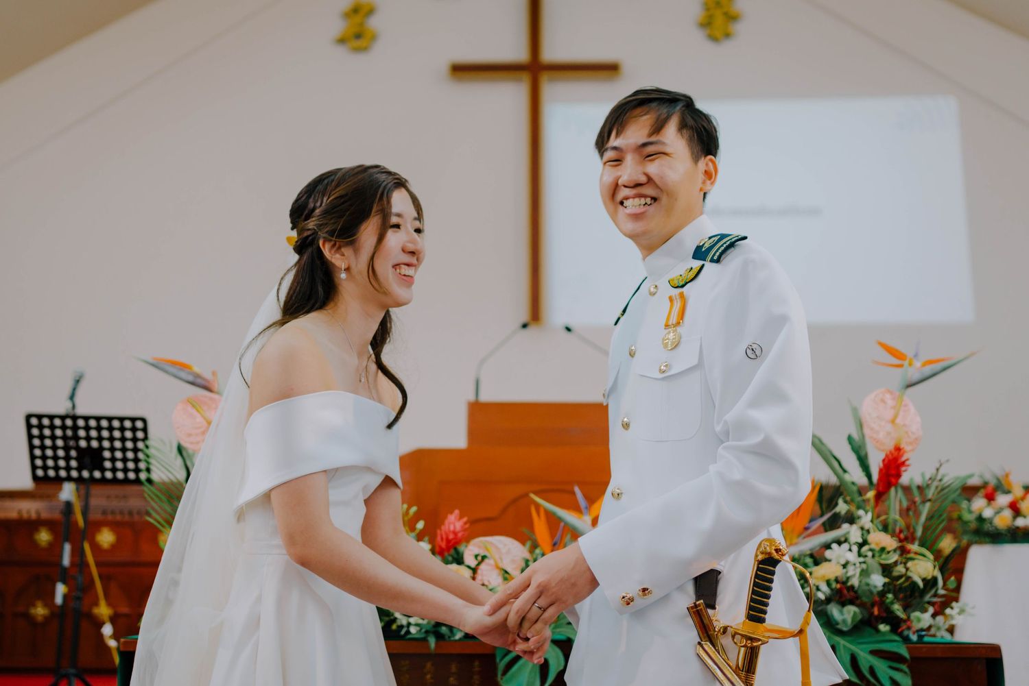 wedding photographer at glory presbyterian church
