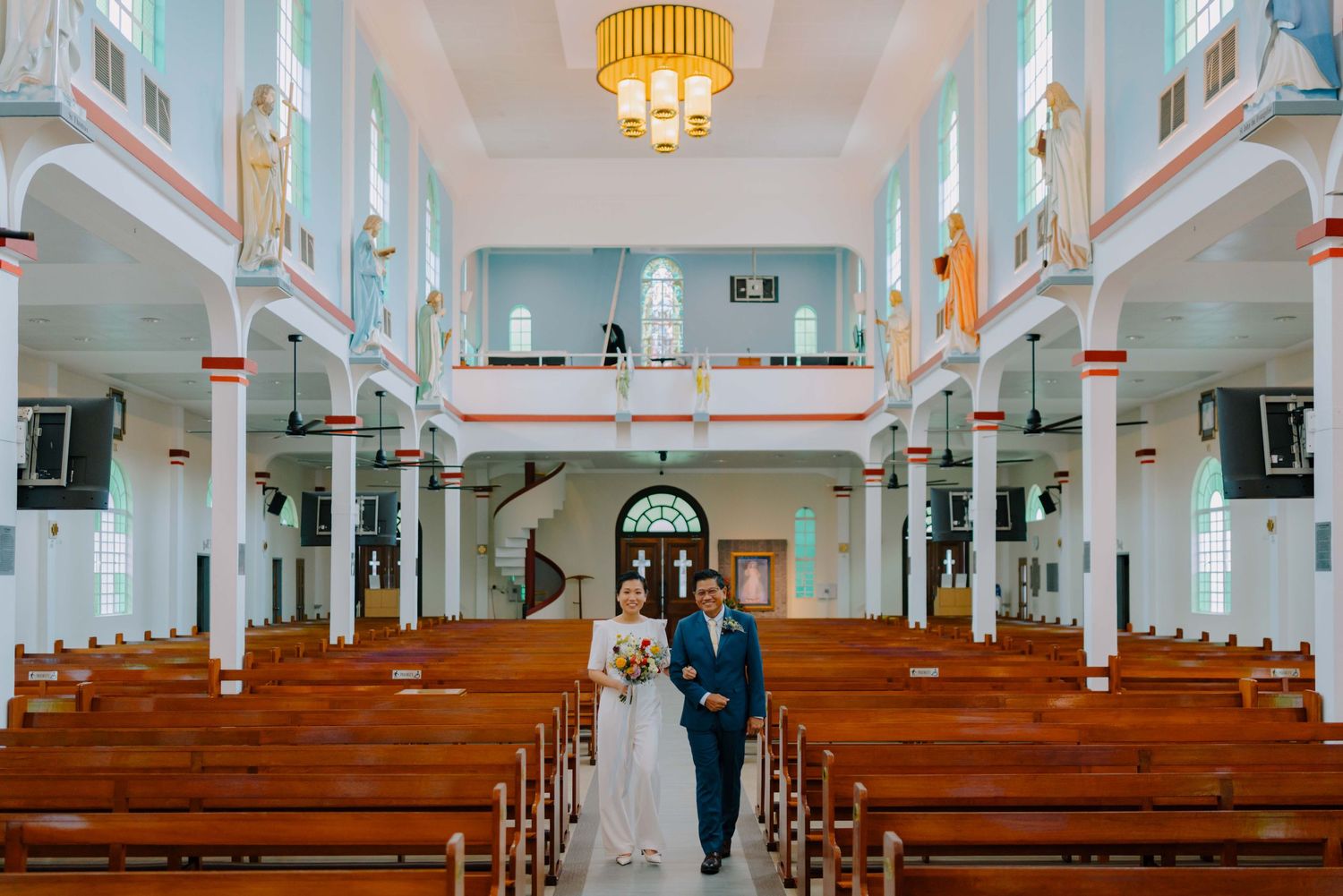 church wedding in singapore. shot by annopano