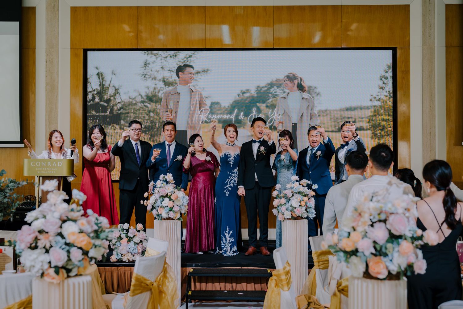 wedding at conrad marina bay singapore