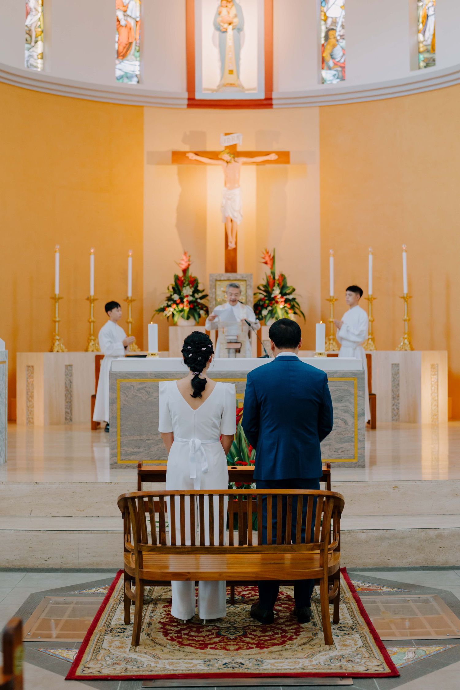 church wedding holy matrimony service
