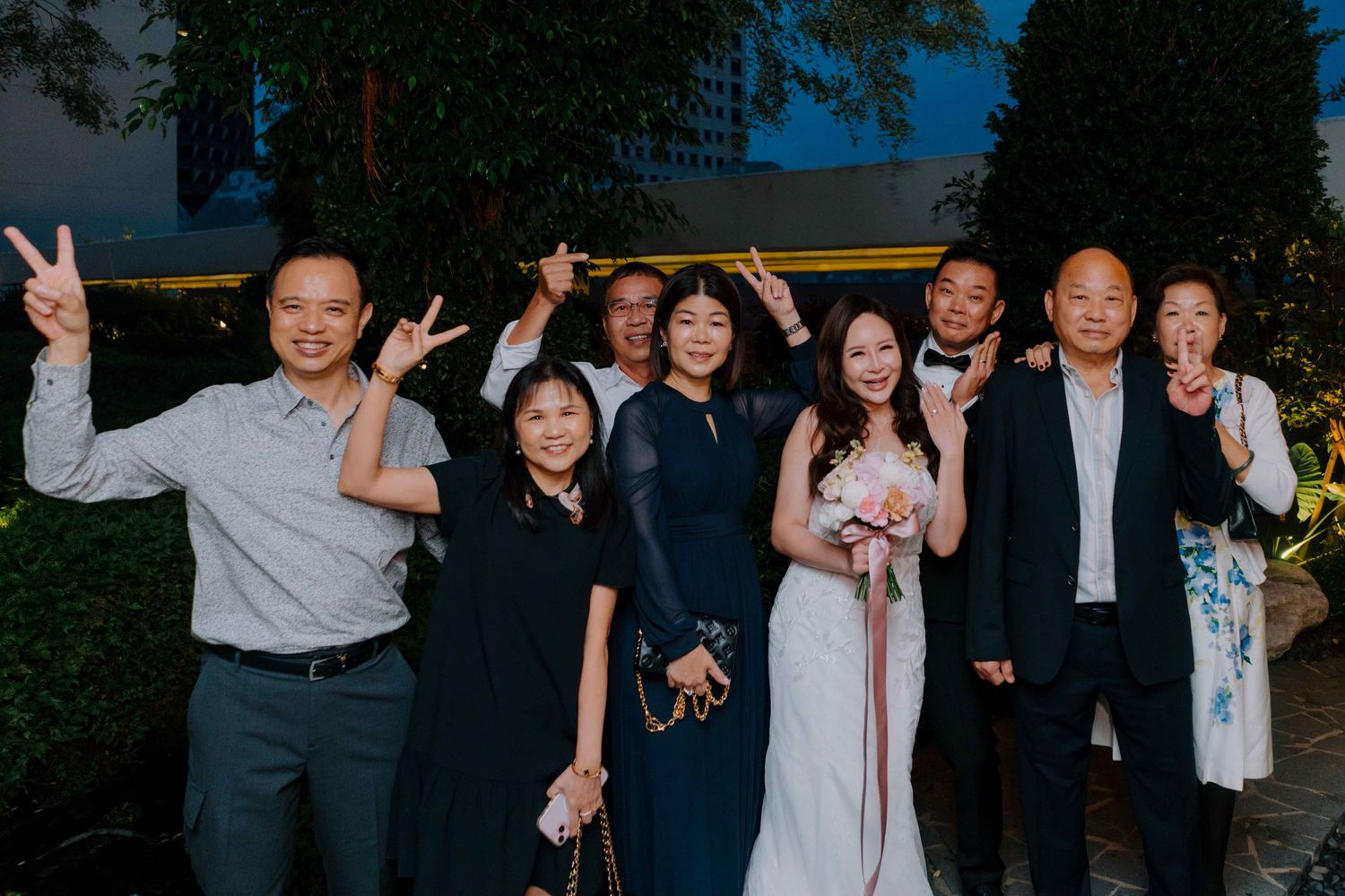 intimate wedding dinner at keyaki restaurant