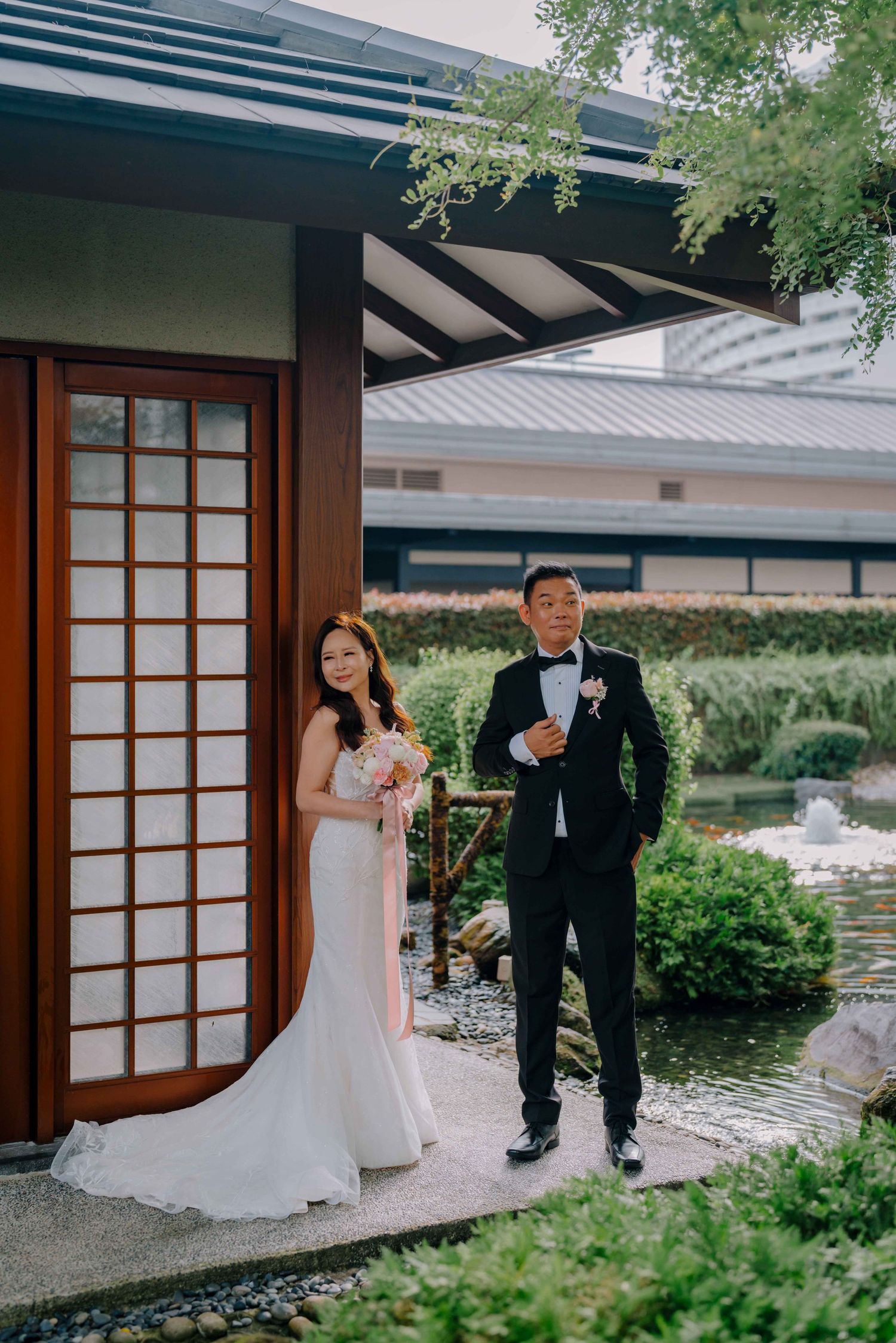 wedding at keyaki pan pacific hotel