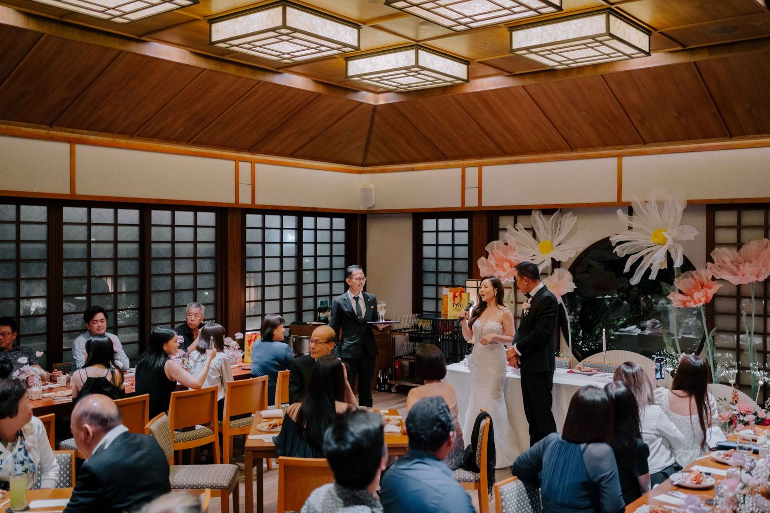 wedding at keyaki restaurant