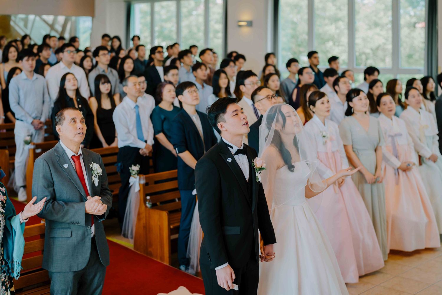 church wedding ceremony photographer singapore