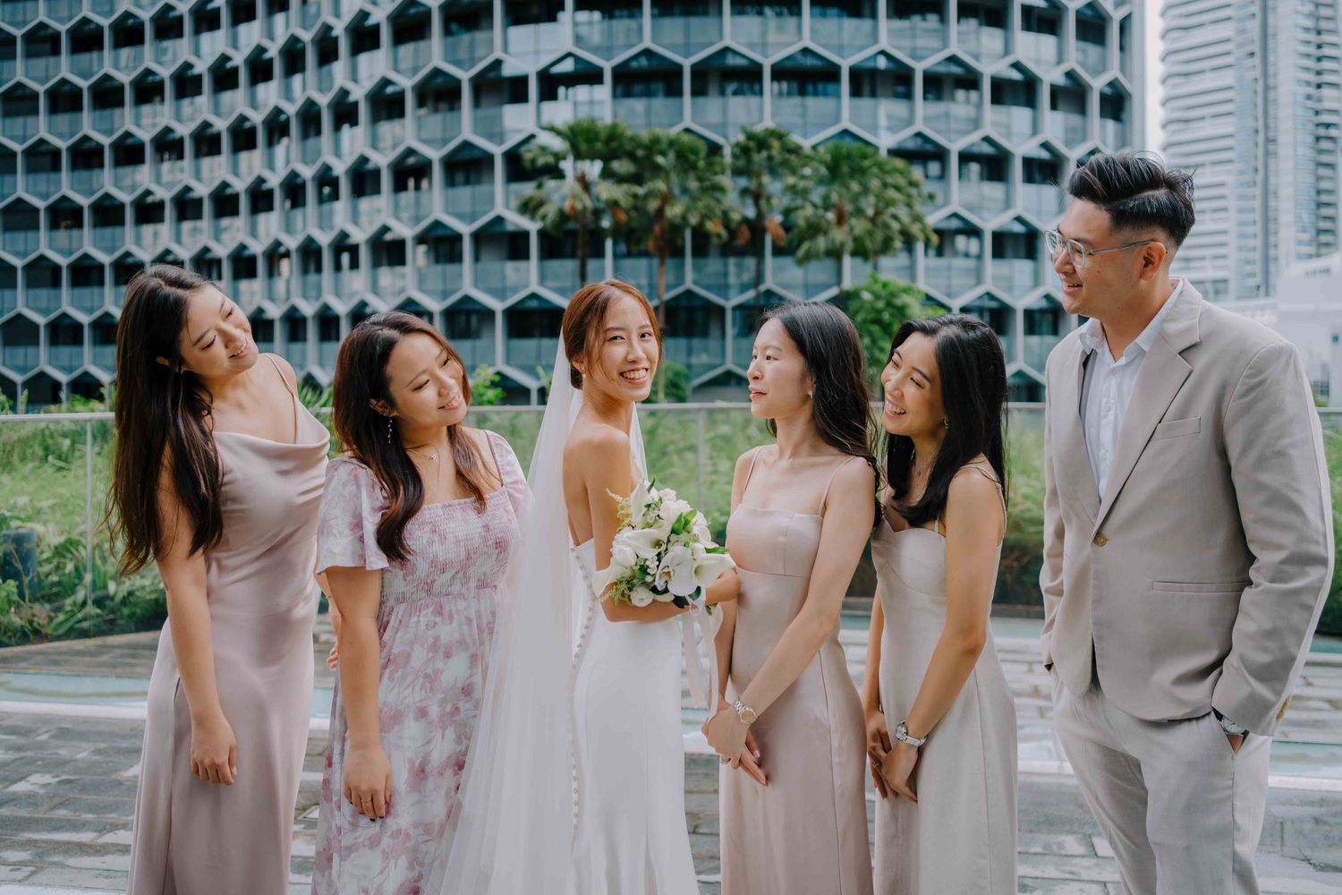 wedding at the glasshouse in andaz hotel hyatt singapore