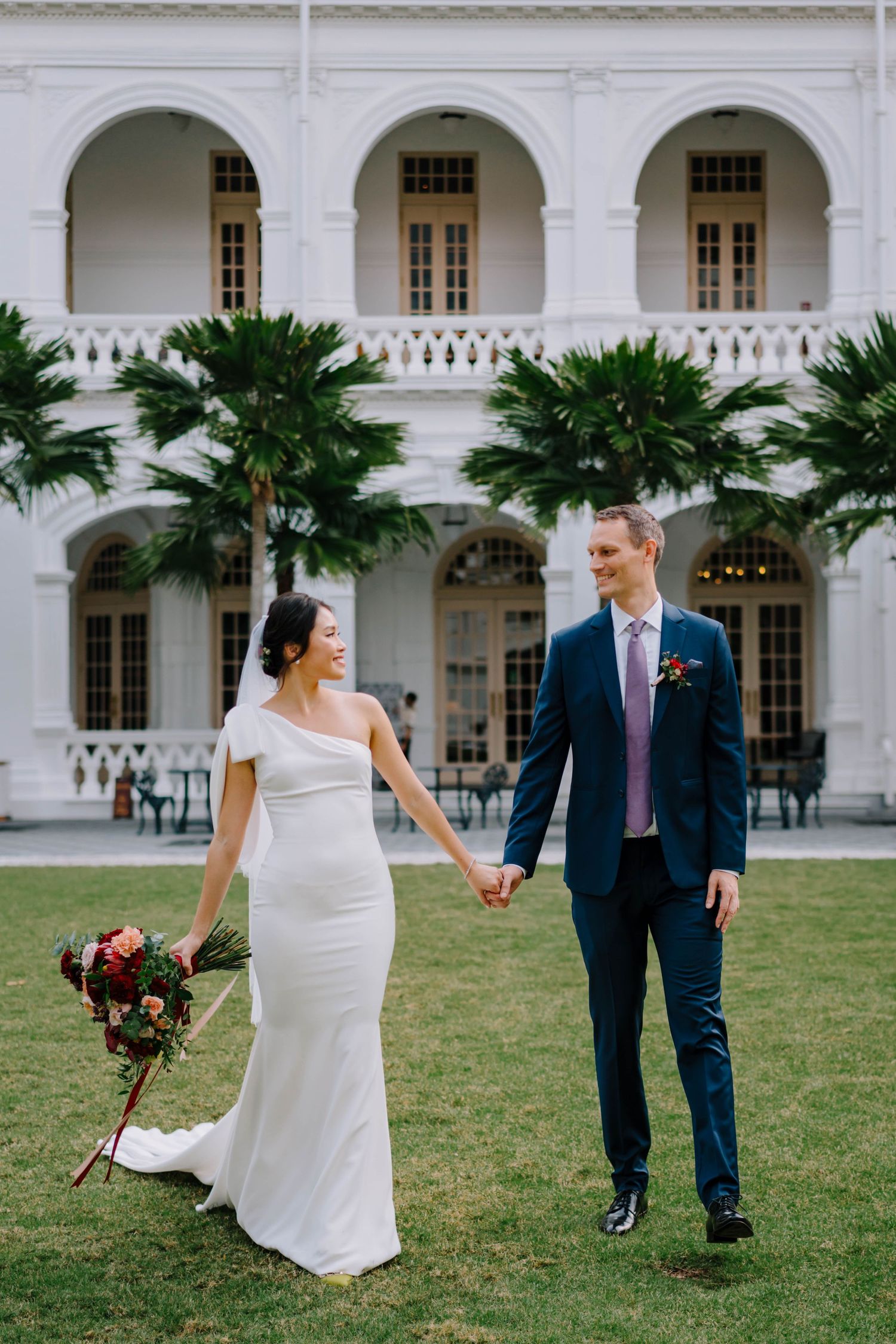 wedding at raffles hotel singapore