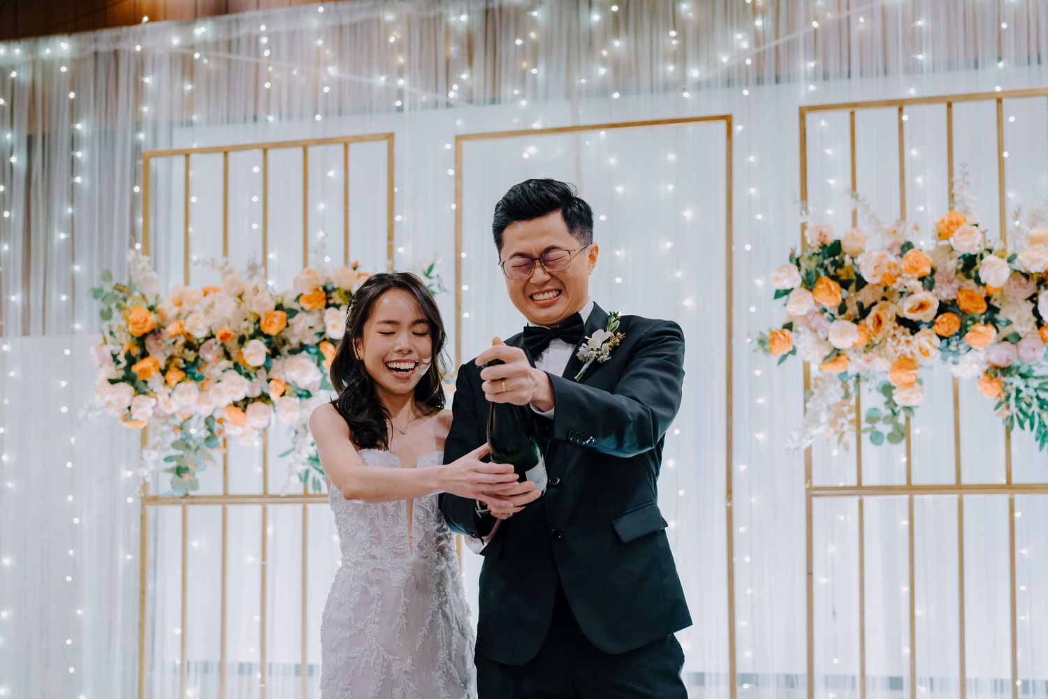 wedding reception at capitol kempinski the atelier ballroom