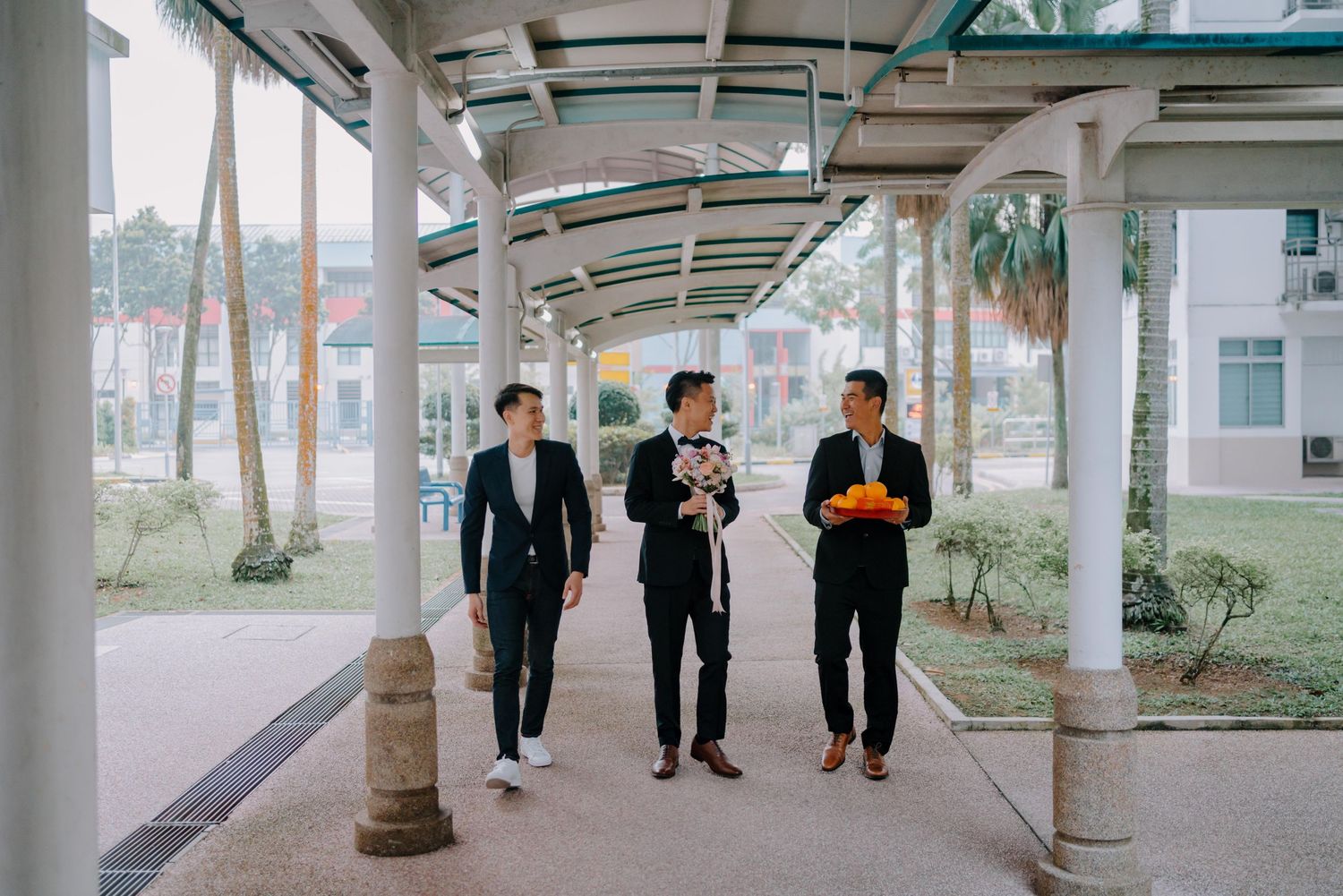 wedding at conrad marina bay