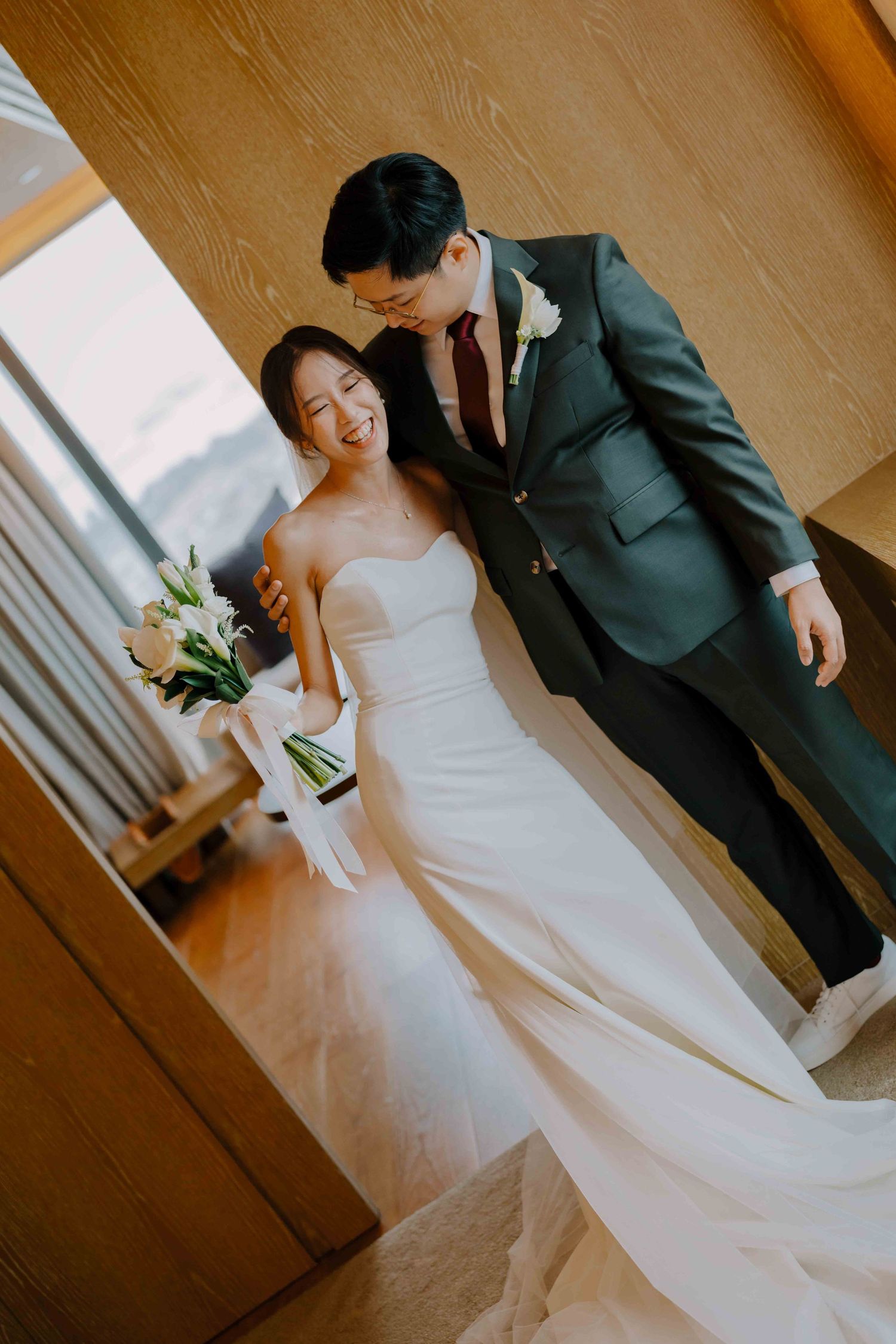 wedding reception at the glasshouse in andaz hotel hyatt singapore
