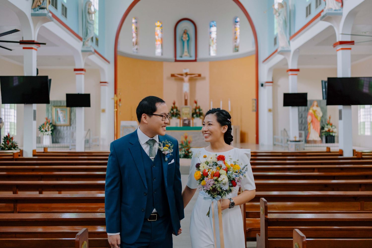 church wedding in singapore. shot by annopano