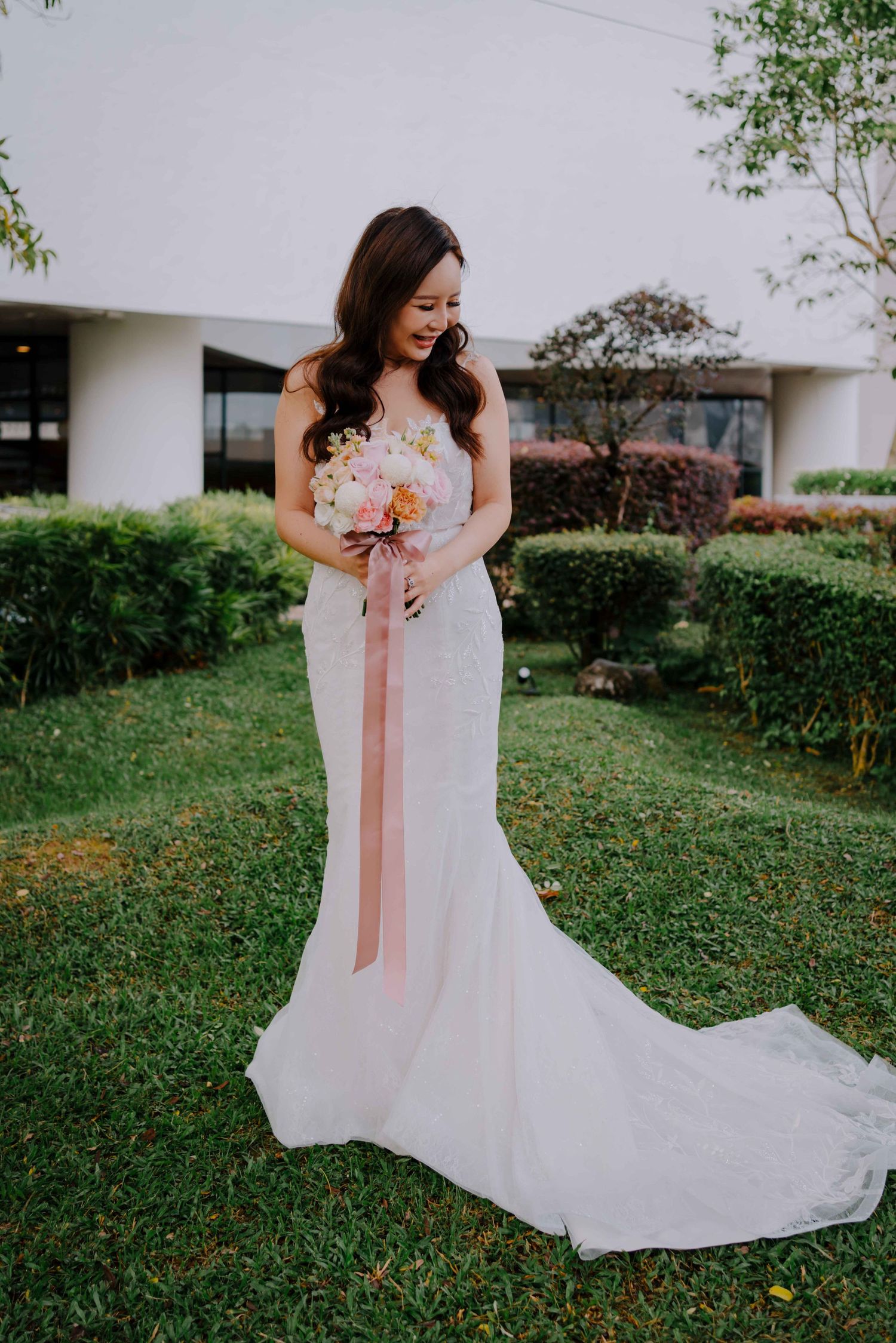 bride portrait at keyaki restaurant
