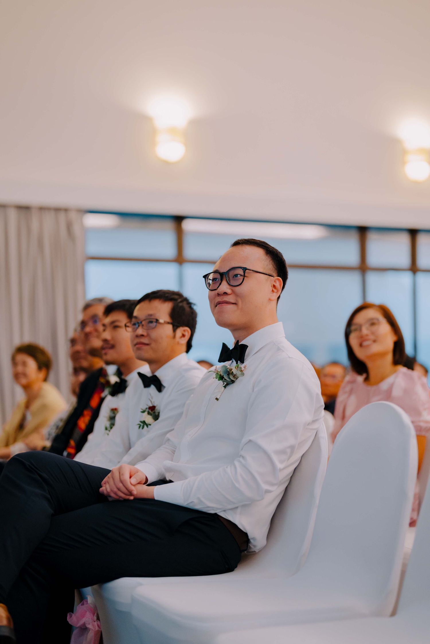 wedding guest at ywca fort canning wedding singapore