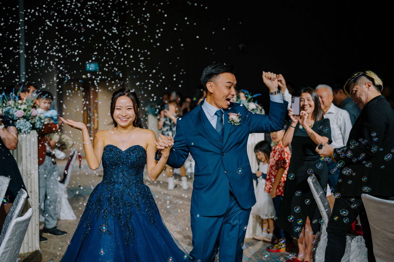 wedding reception at one farrer hotel singapore