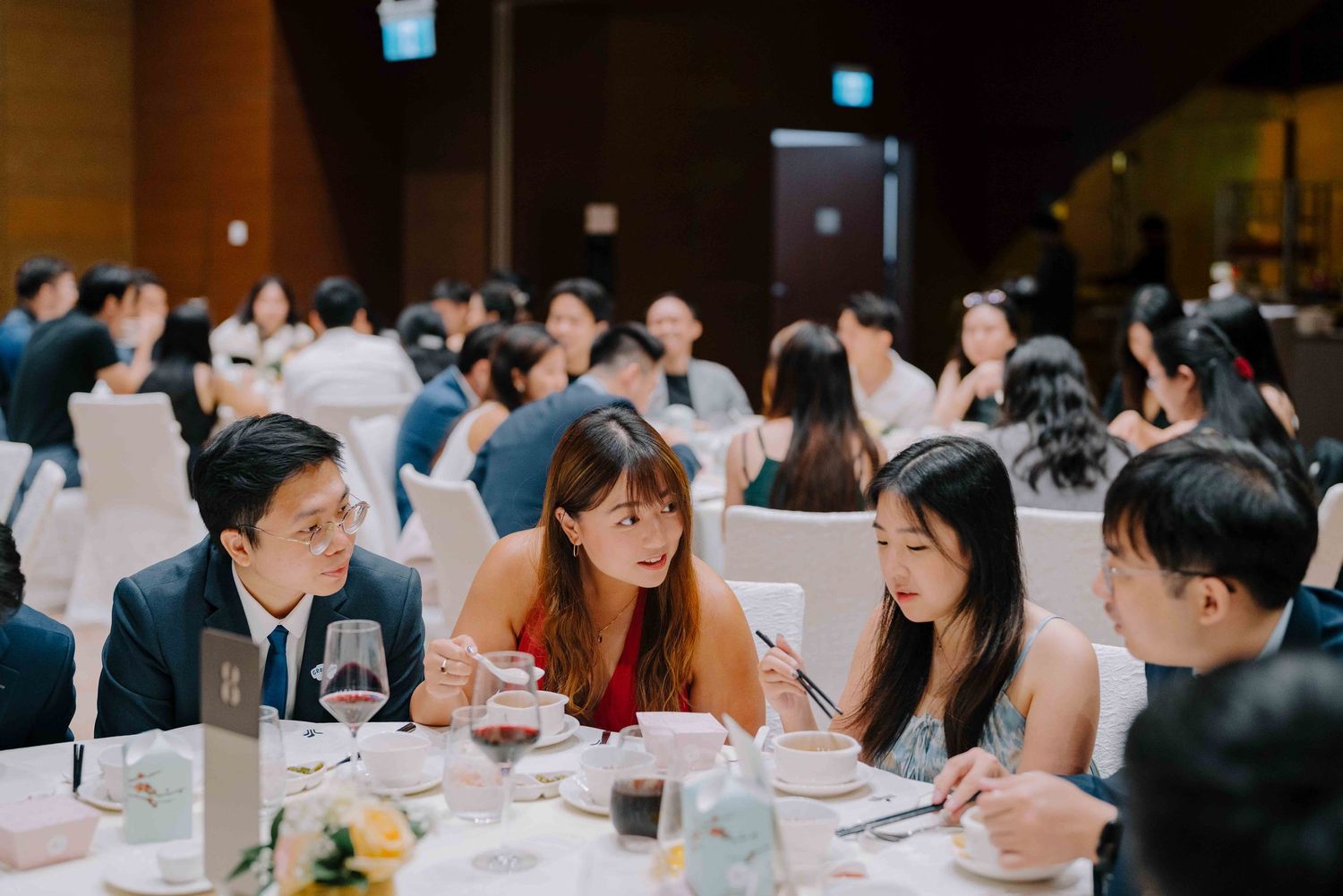 wedding reception at one farrer hotel singapore