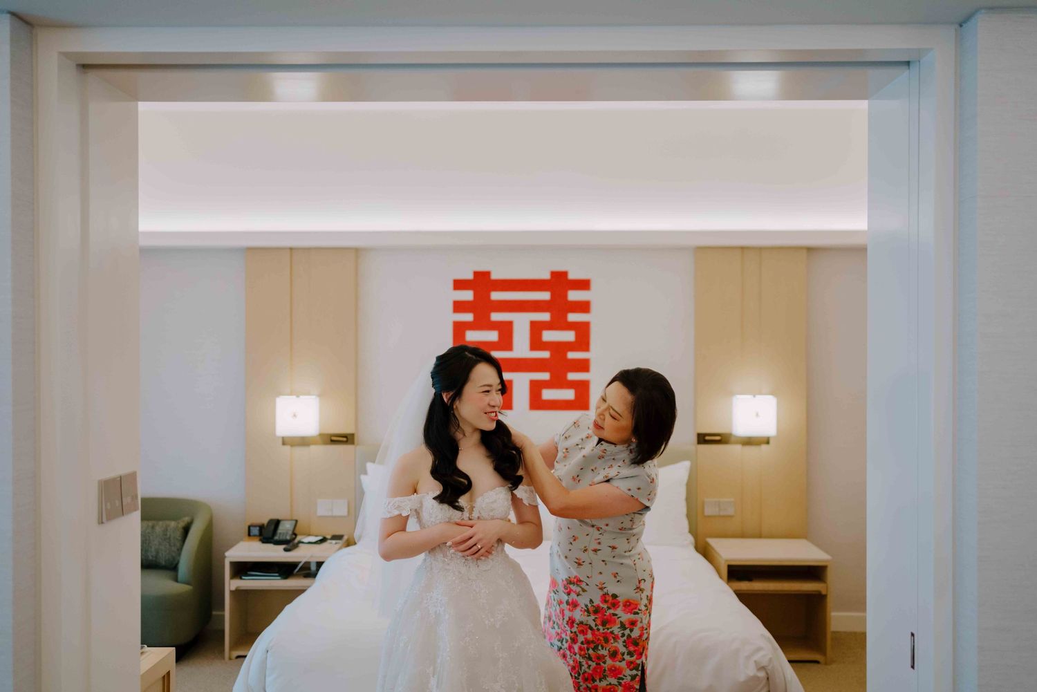 wedding at conrad singapore orchard