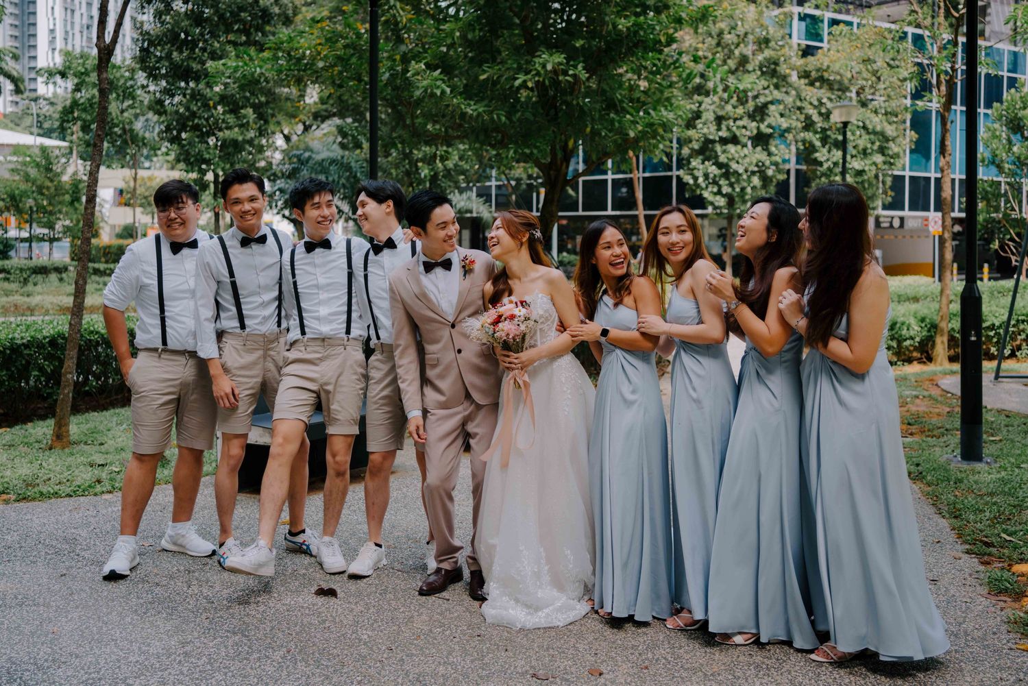 military wedding at sofitel singapore city centre