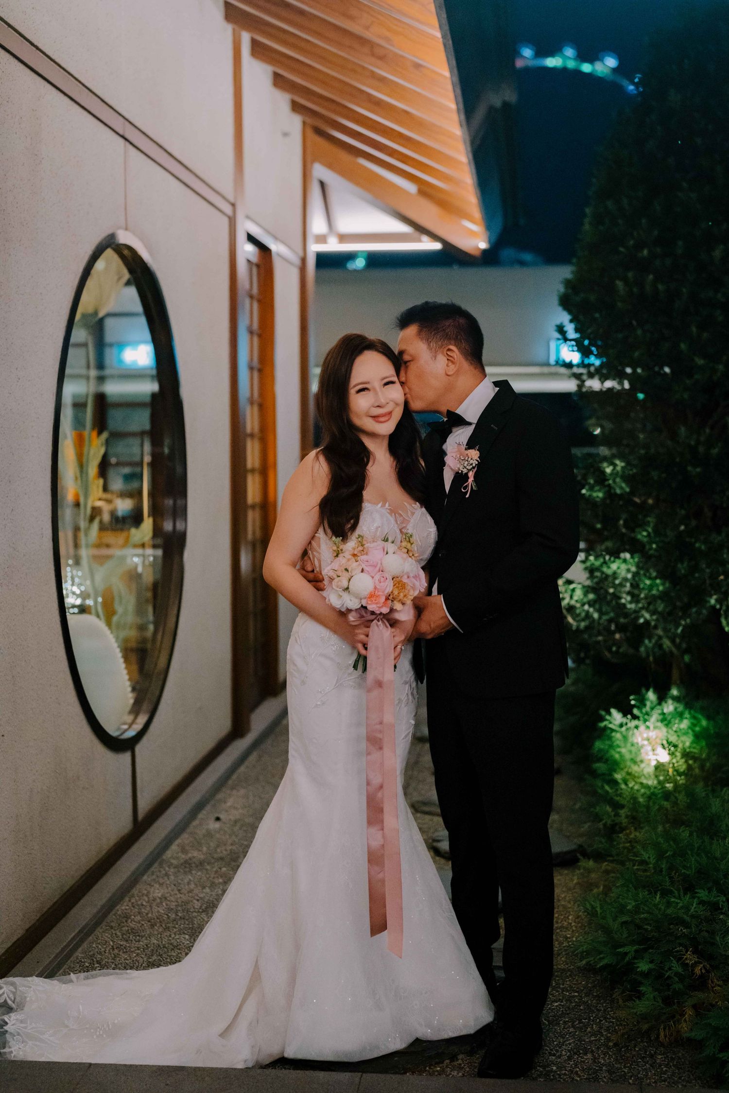 intimate wedding at keyaki