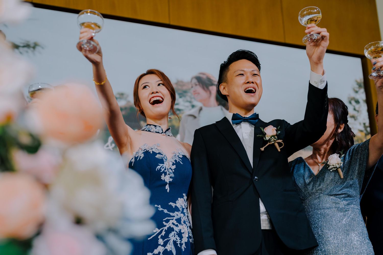 wedding at conrad glass pavilion