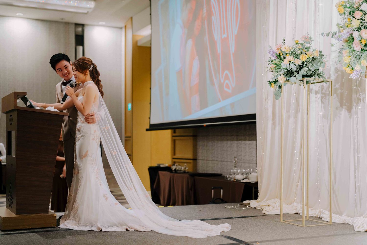 military wedding at sofitel singapore city centre