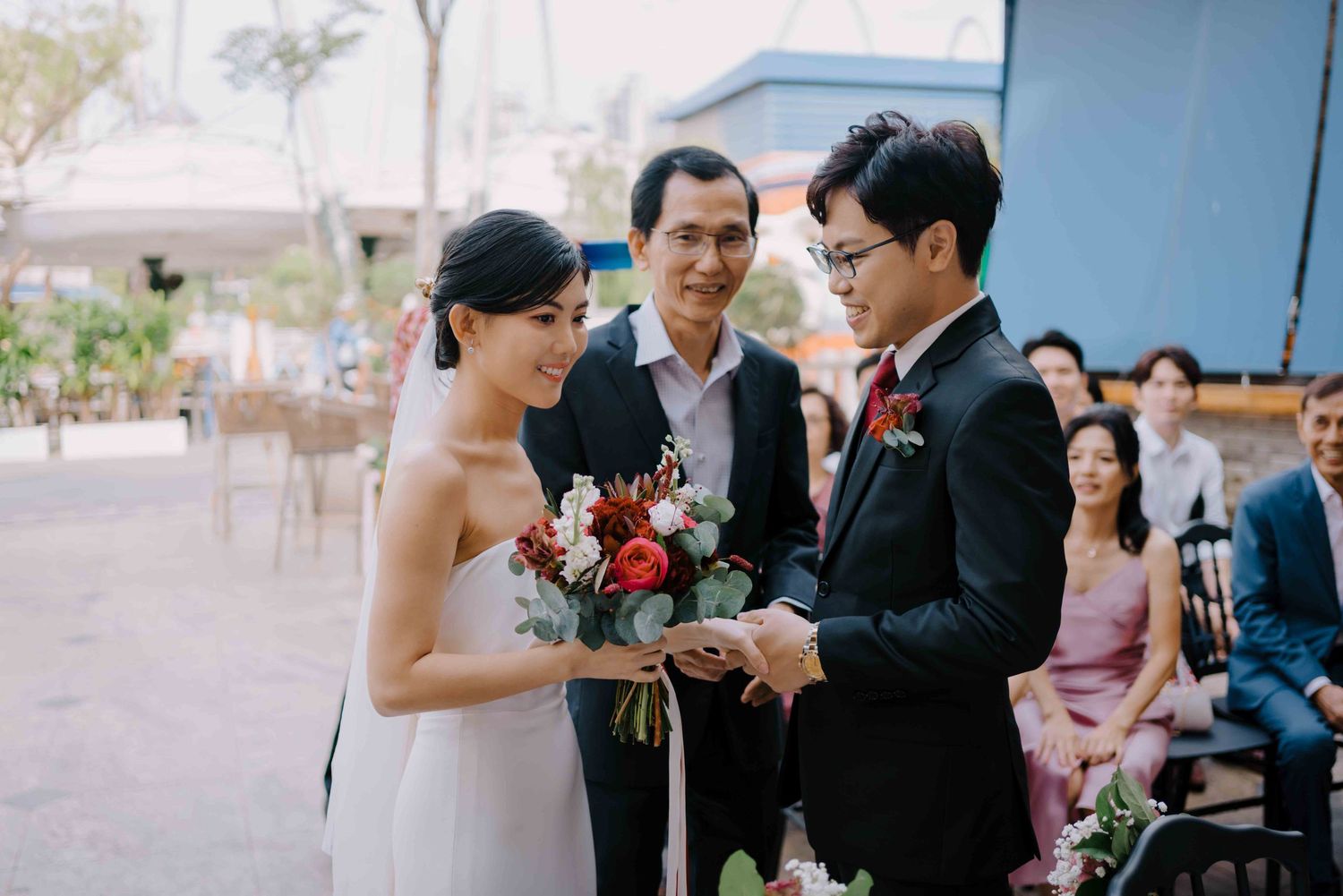 rom solemnisation at the riverhouse singapore