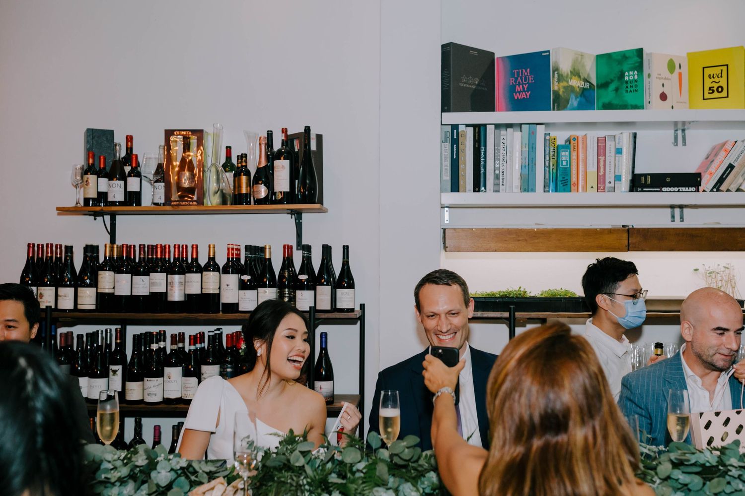wedding dinner at chefs table tras street singapore