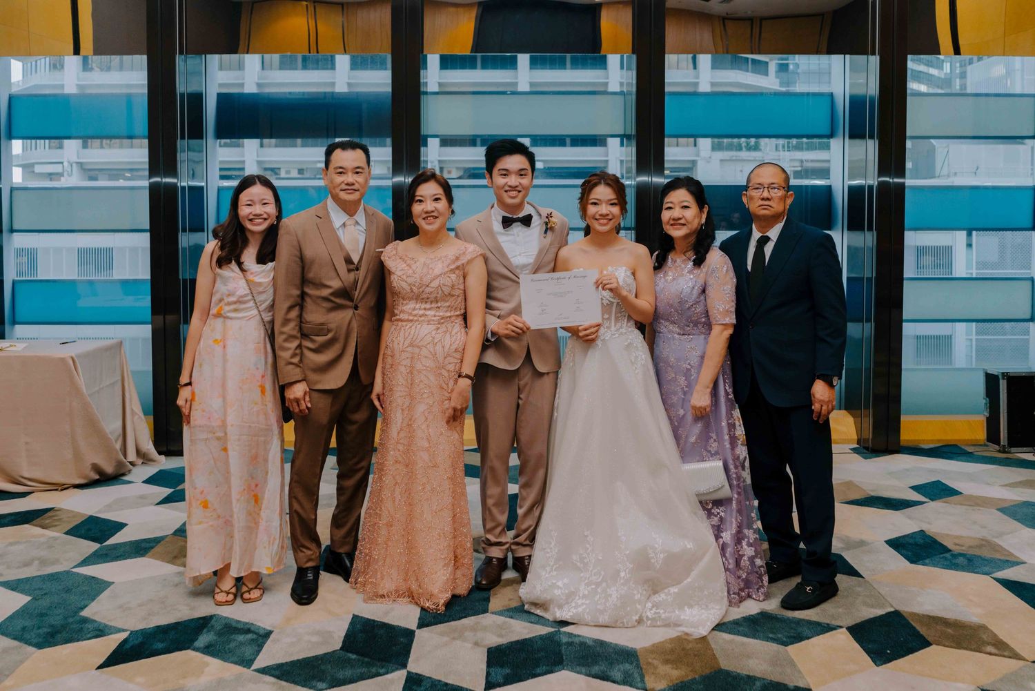 military wedding at sofitel singapore city centre