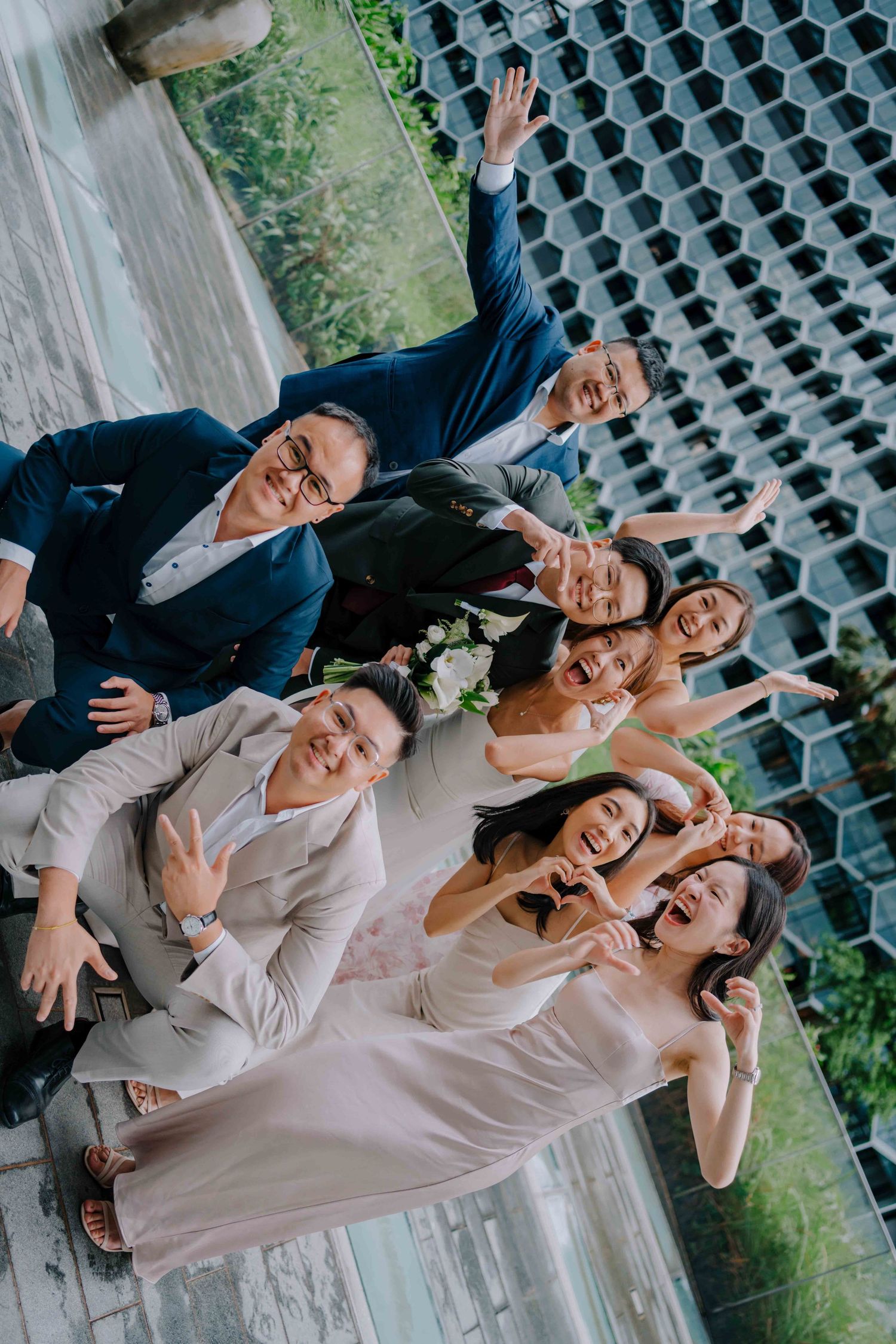 wedding at the glasshouse in andaz hotel hyatt singapore