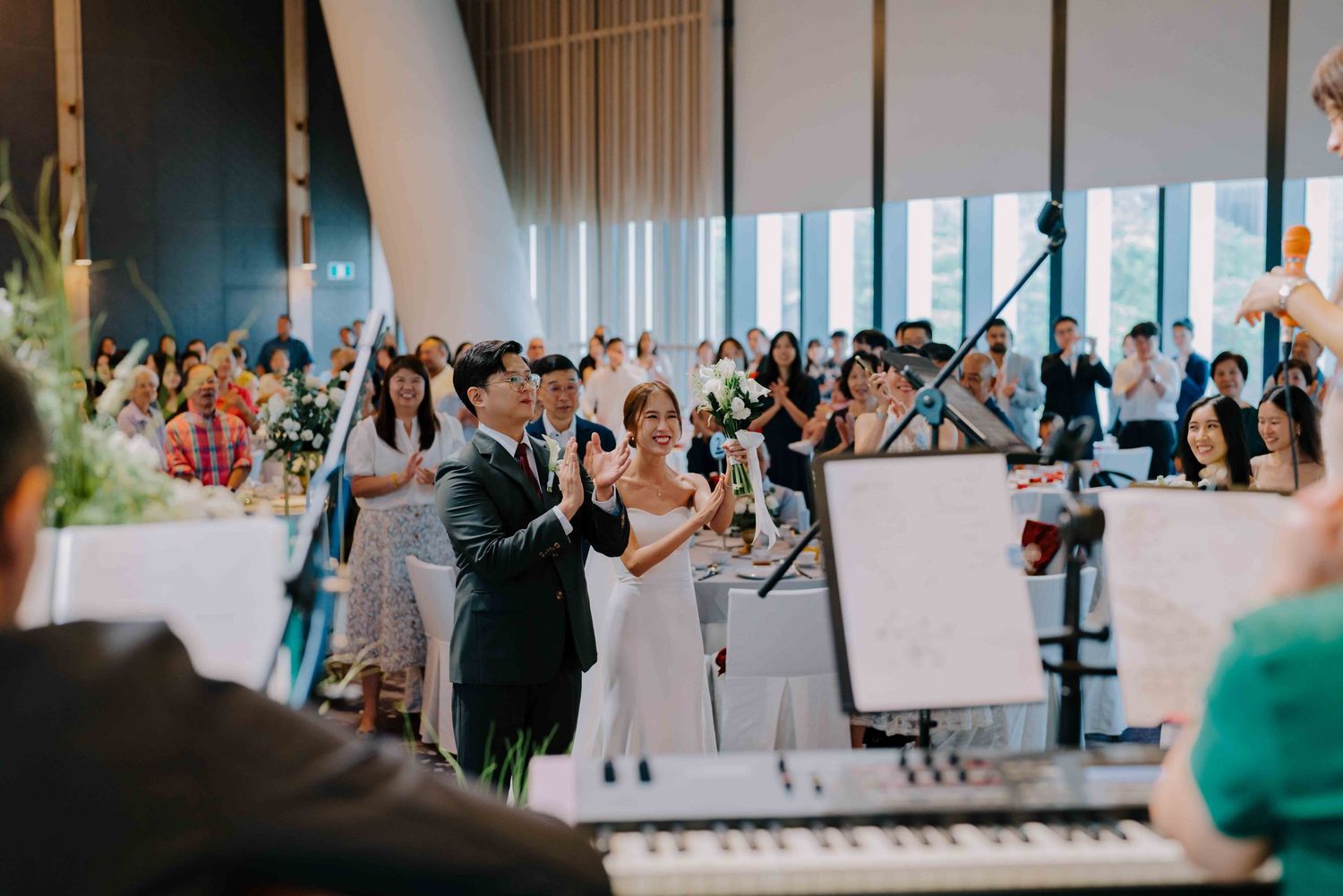 wedding at the glasshouse in andaz hotel hyatt photography