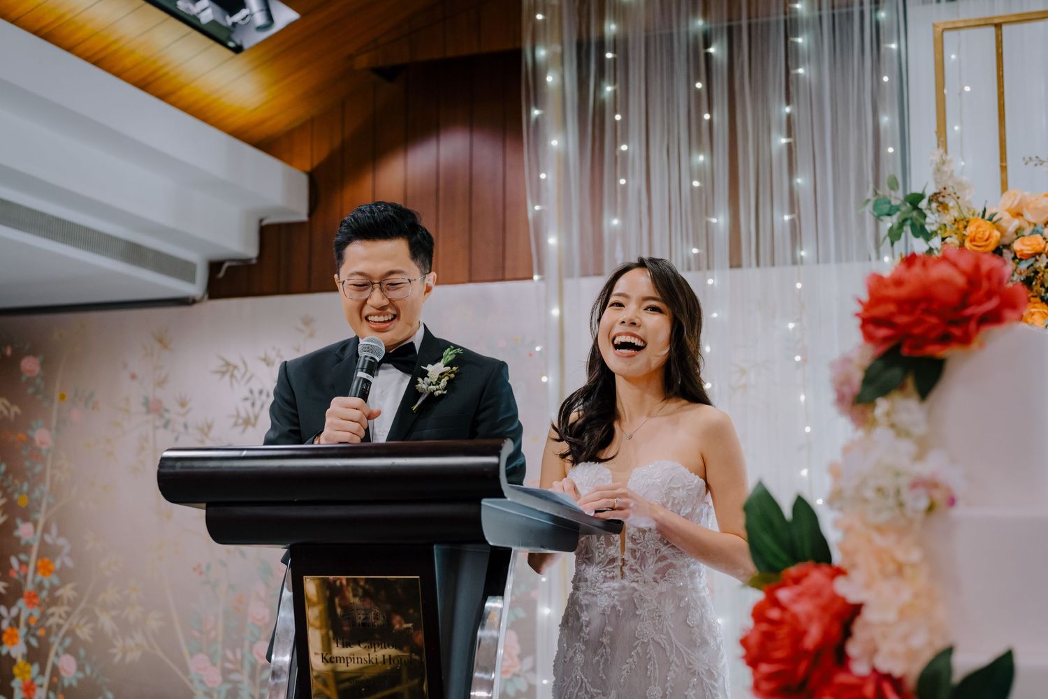 wedding reception at capitol kempinski hotel