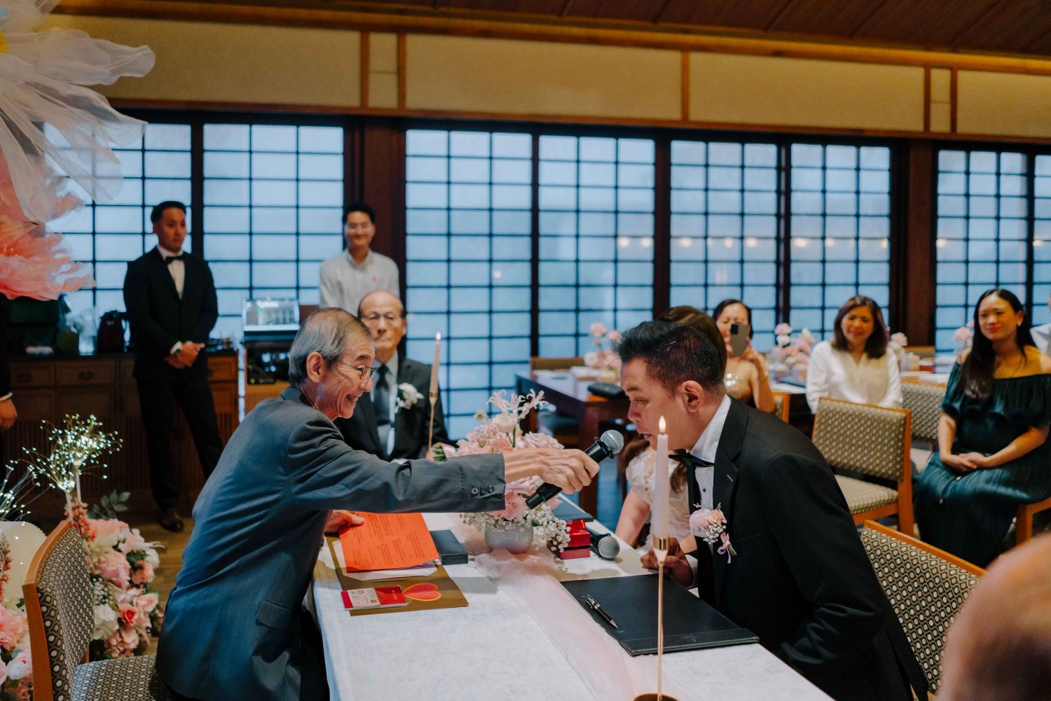 wedding photography at keyaki pan pacific hotel