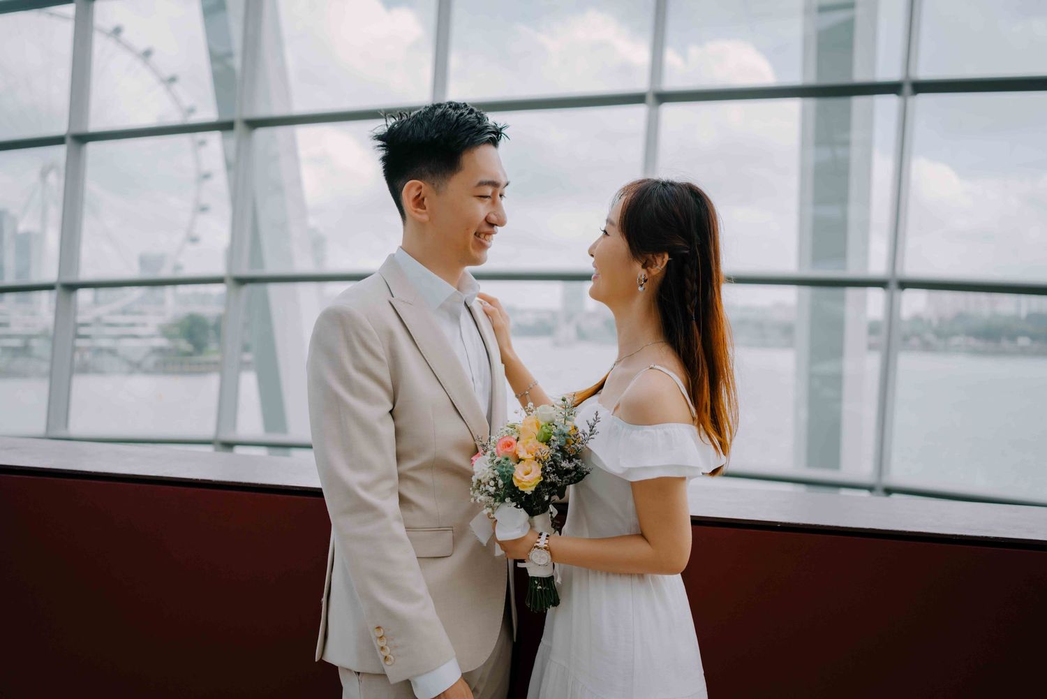 holding your ROM ceremony at gardens by the bay in singapore