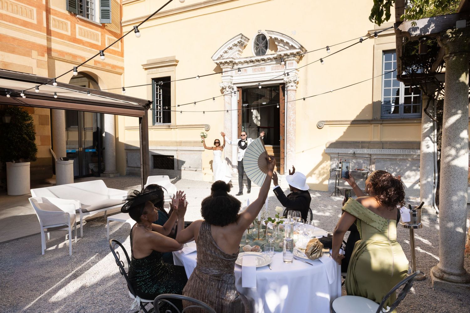 A montage of street scenes in an Italian city showing historic architecture, narrow alleyways, and daily life.