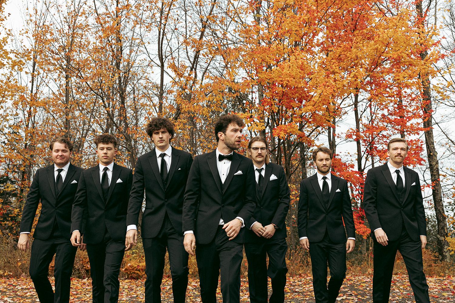 Emily and Noah's Wedding the bridal party by Thomas and Co. Photography